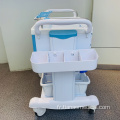 Chariot détachable de traitement de rambarde d&#39;ABS en acier d&#39;hôpital